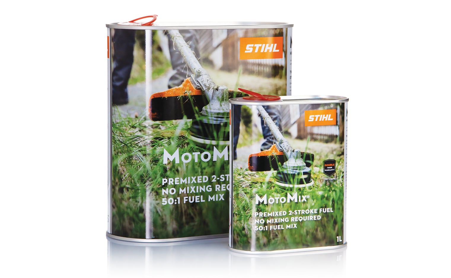 STIHL - Why use Motomix? STIHL MotoMix has a shelf life of two years once  opened, its better for the environment and will improve your engine's  protection and performance. New to the