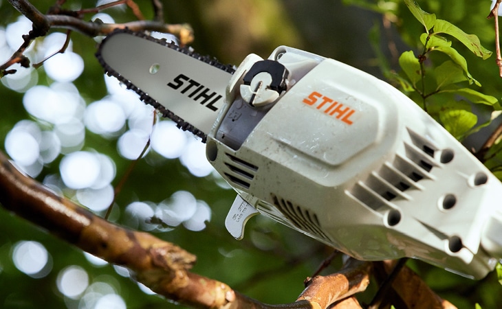 Stihl battery pole saw best sale hta 85