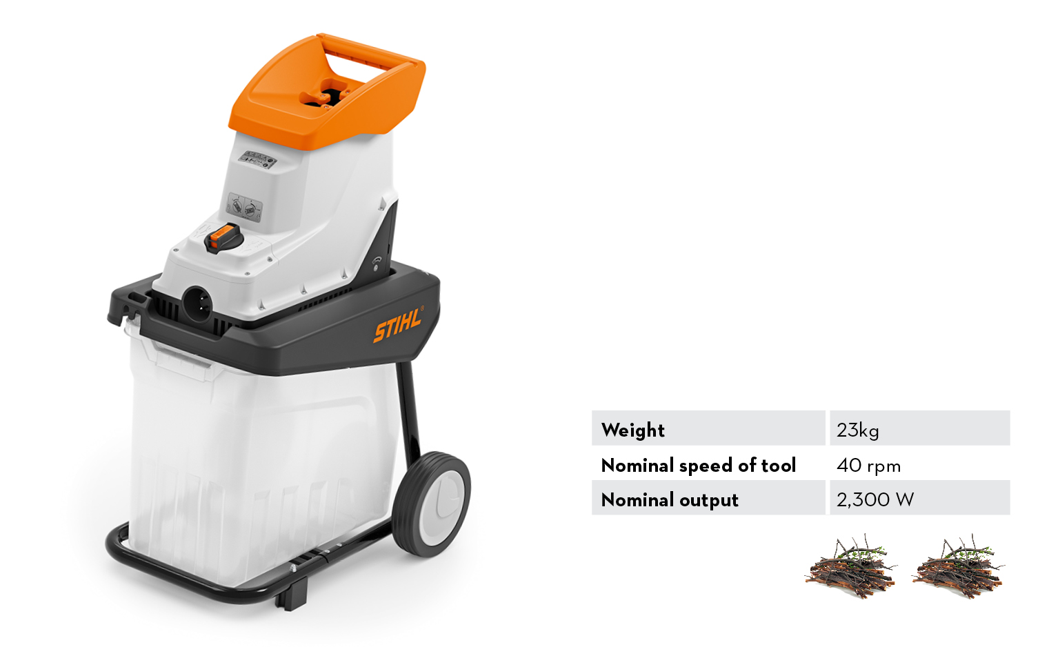 GHE 250 - GHE 250 electric garden shredder: powerful multi-tool