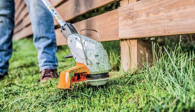 Cutting on sale grass edges