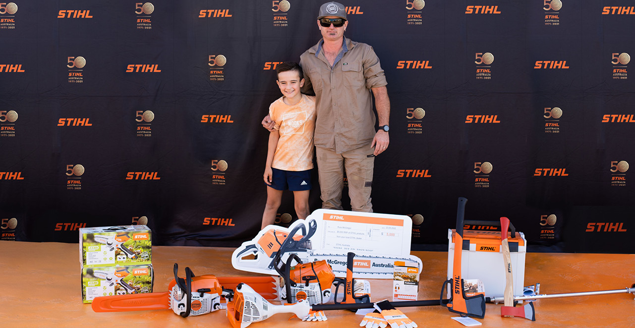 50 Year Competition Winner – 'Australia's #1 STIHL Fan' - STIHL Blog