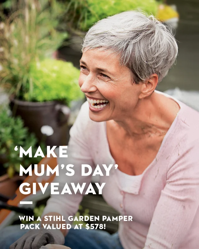 MOTHER’S DAY GIVEAWAY! 💐

This Mother’s Day, we’re giving you the chance to WIN a STIHL prize pack valued at $578.00 for a special mum or motherly figure in your life!

The prize pack includes:
🎁 1x RCA 20 handheld pressure cleaner kit (with 2x AS 2 batteries & AL1 standard charger)
🎁 1x ASA 20 Battery Secateurs

How to enter:

1. Follow @stihl_au on Instagram
2. Like this post
3. Comment why your mum or motherly figure deserves to win this prize!

We’ll randomly draw the winner and notify them via comment to contact us via an official STIHL Australia email address to claim their prize. We will never ask you to exchange money for this prize.

✨✨✨

This competition runs from 10am AEDT 17th April to 10am AEDT 1st May 2025. The winner will be drawn on 1 May 2025. You must be living in Australia, aged 18 years or older, willing and able to collect the prize from your nearest STIHL dealership to be eligible to win.

For full terms and conditions, visit our website via the link in our bio

This promotion is in no way sponsored, endorsed, or administered by, or associated with Facebook or Instagram.

#STIHLAustralia #MothersDayGiveaway #WinWithSTIHL #GiftForMum