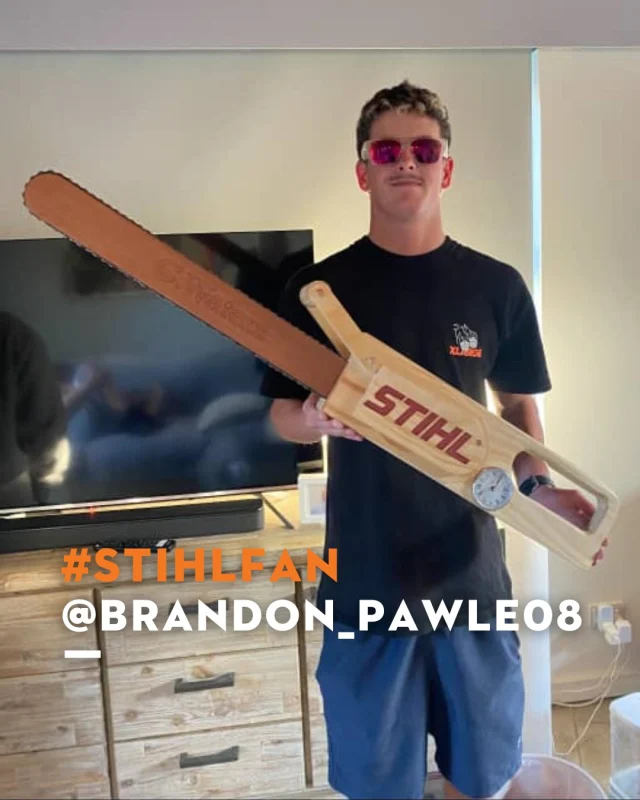 A school project that cuts above the rest.
@brandon_pawle08 took his love for woodworking and STIHL to the next level 🪚🪵
How’s that for detail? Drop a 🔥 if you’re impressed!
